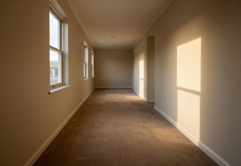 Same wall after professional structural drying in Box Hill